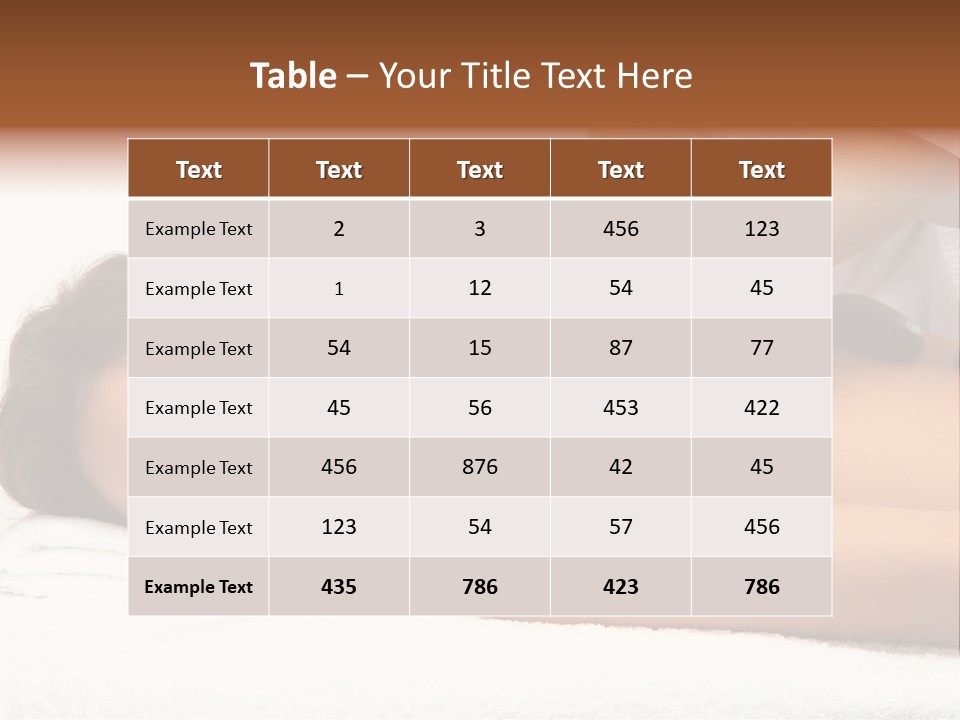 Young Hands Woman PowerPoint Template