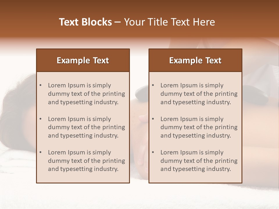 Young Hands Woman PowerPoint Template