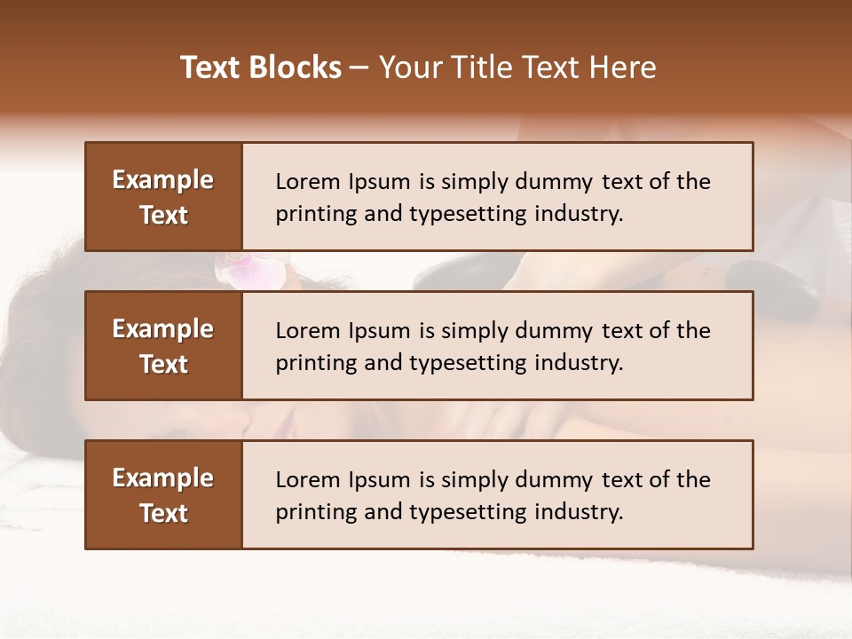 Young Hands Woman PowerPoint Template