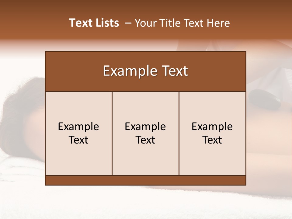 Young Hands Woman PowerPoint Template