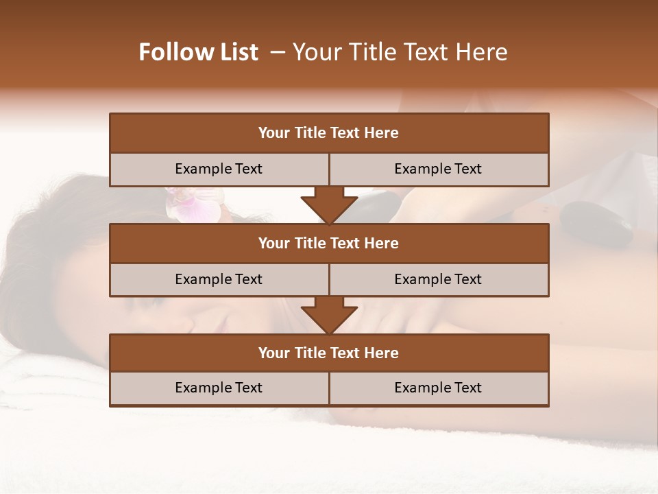 Young Hands Woman PowerPoint Template