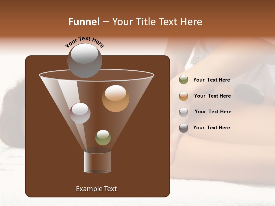 Young Hands Woman PowerPoint Template