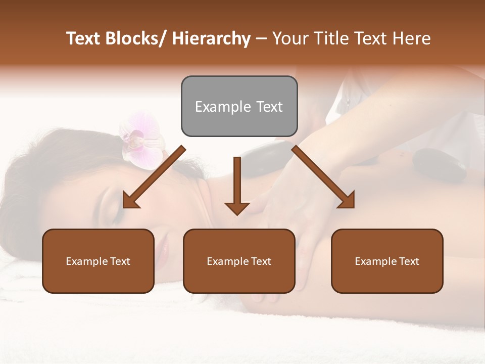 Young Hands Woman PowerPoint Template