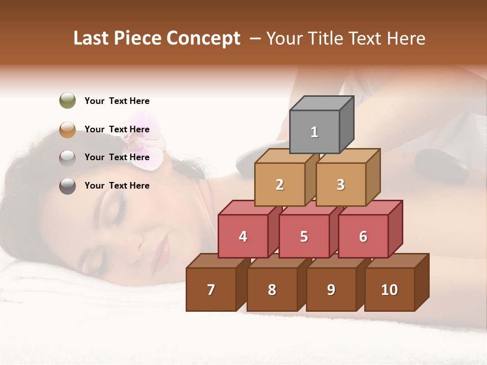 Young Hands Woman PowerPoint Template