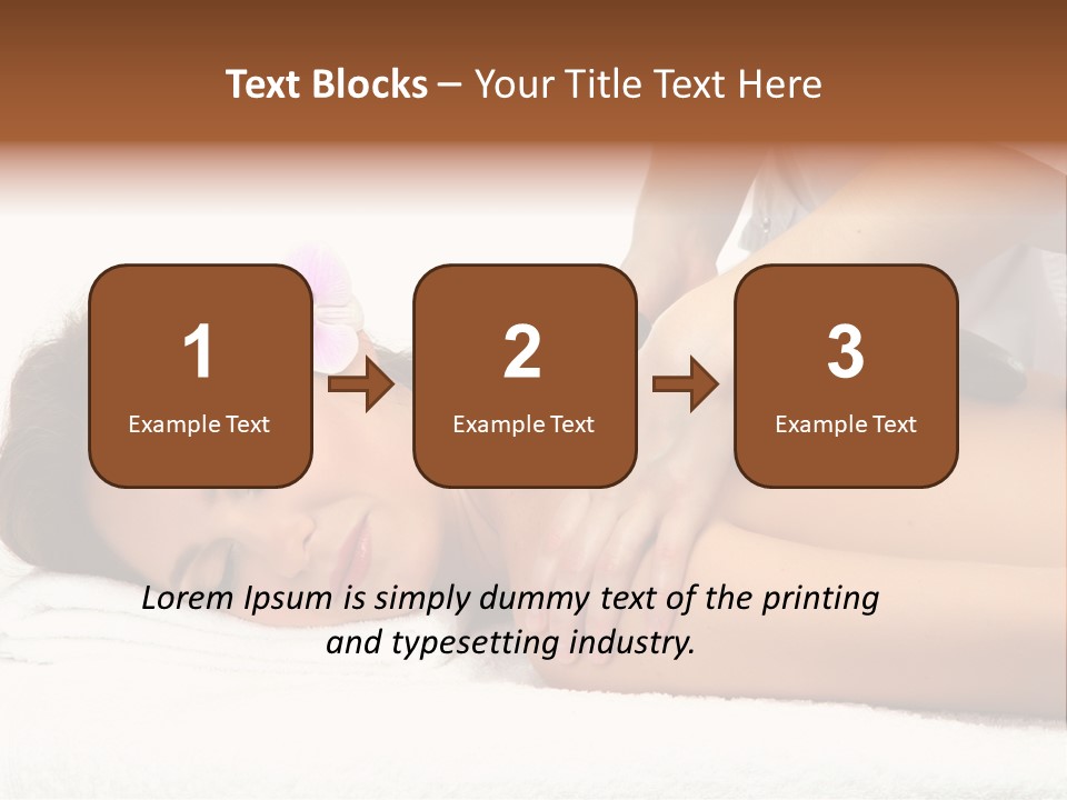 Young Hands Woman PowerPoint Template