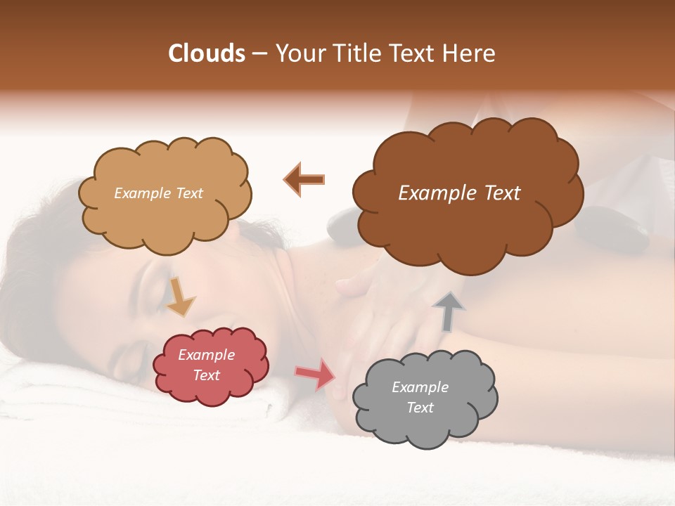 Young Hands Woman PowerPoint Template