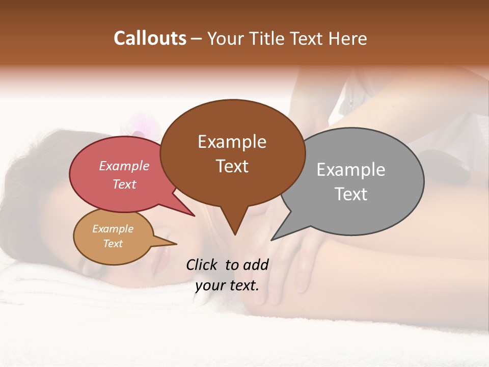 Young Hands Woman PowerPoint Template