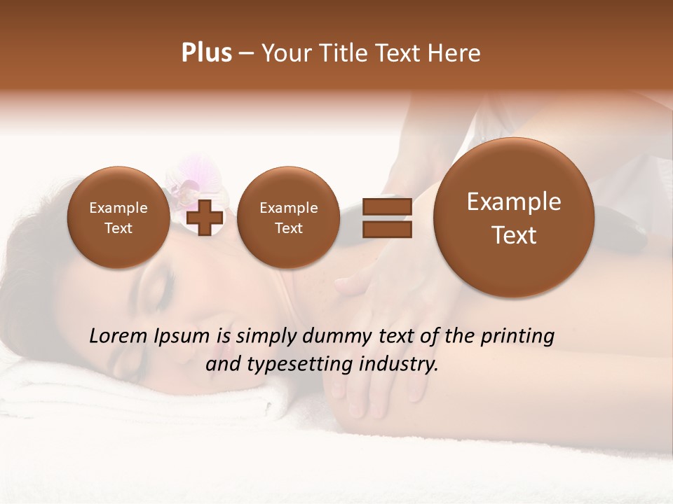 Young Hands Woman PowerPoint Template