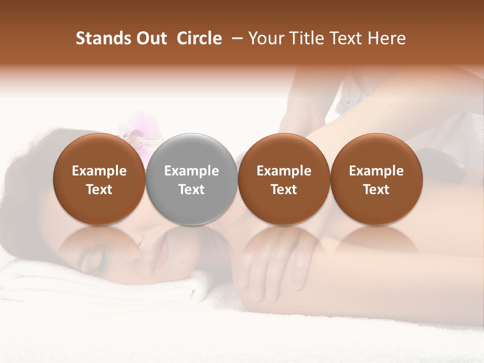 Young Hands Woman PowerPoint Template