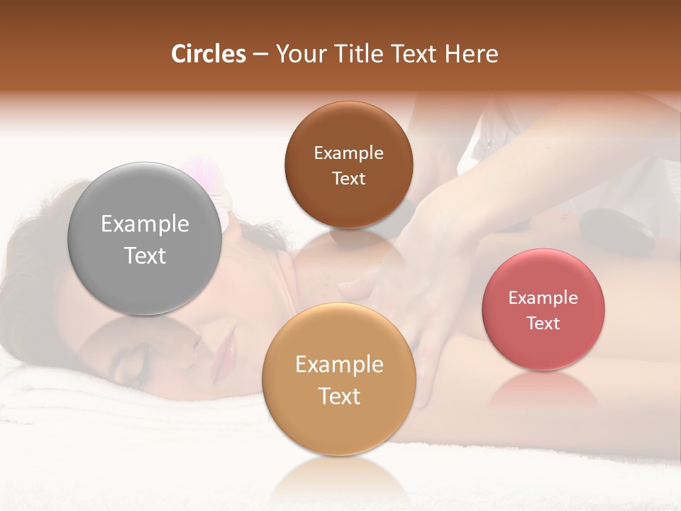 Young Hands Woman PowerPoint Template