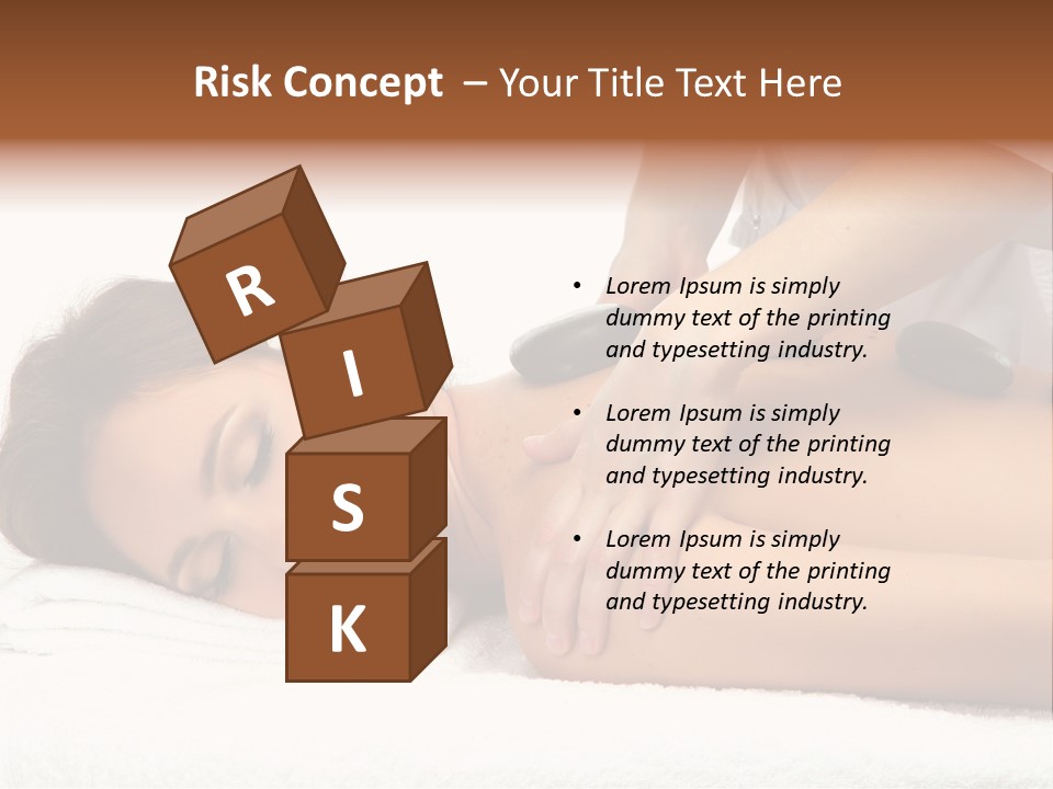 Young Hands Woman PowerPoint Template