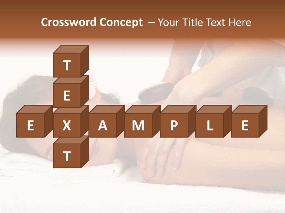 Young Hands Woman PowerPoint Template