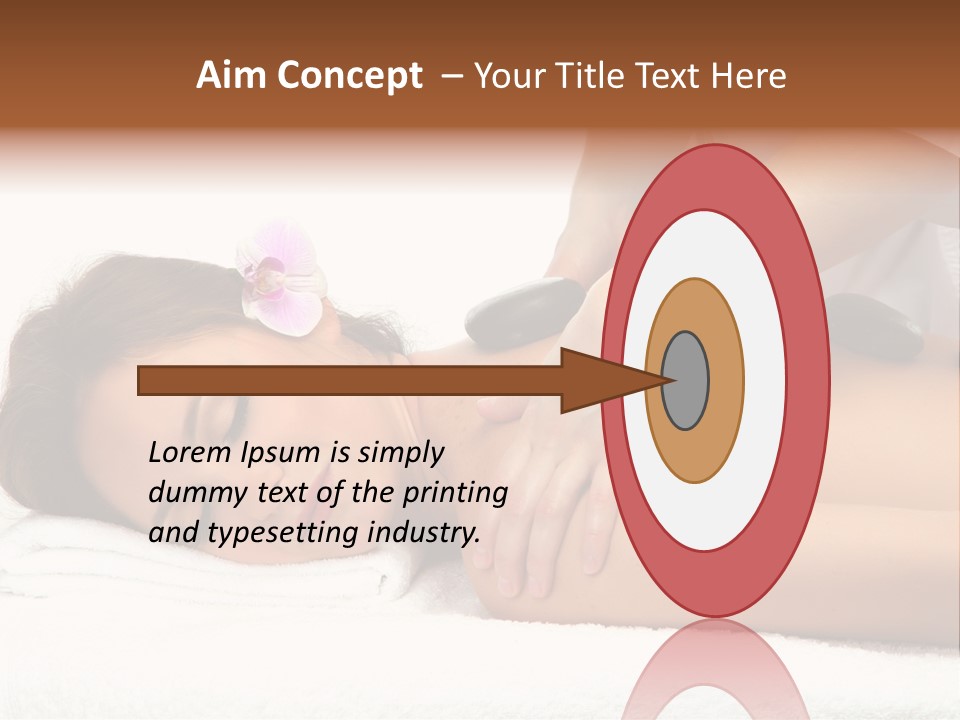 Young Hands Woman PowerPoint Template