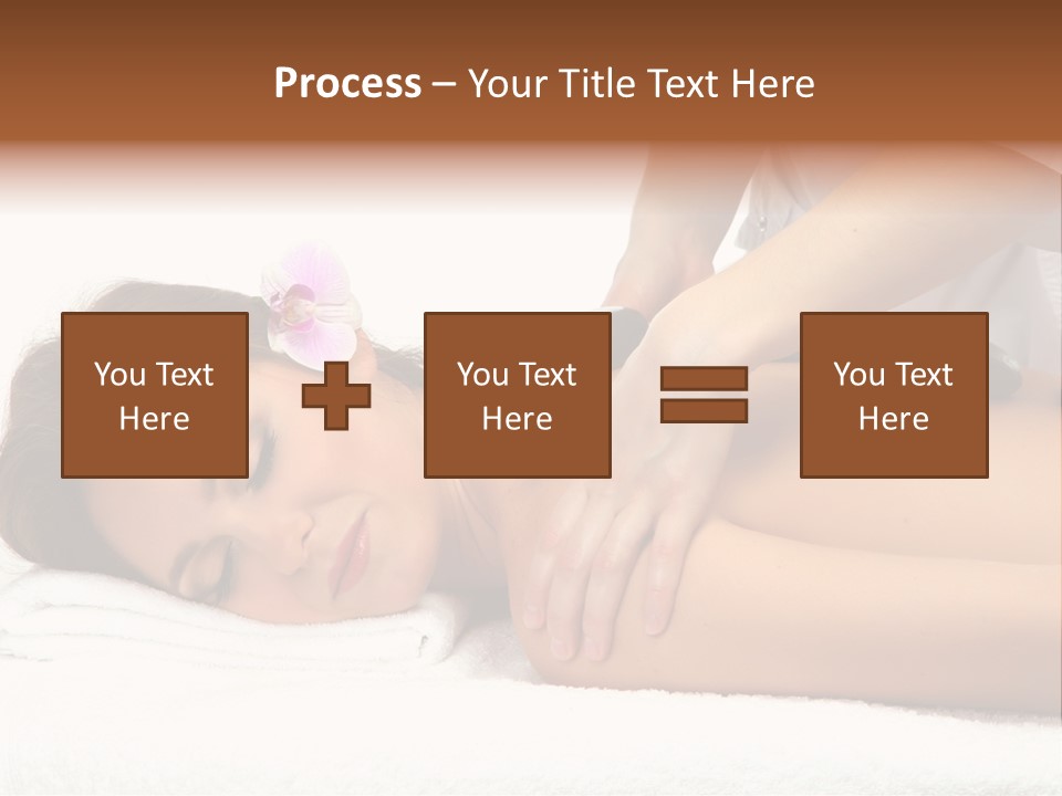 Young Hands Woman PowerPoint Template