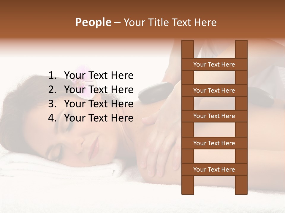 Young Hands Woman PowerPoint Template