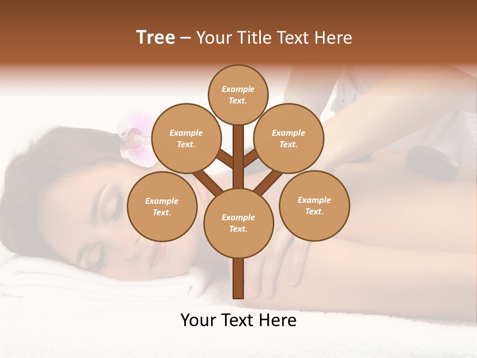 Young Hands Woman PowerPoint Template