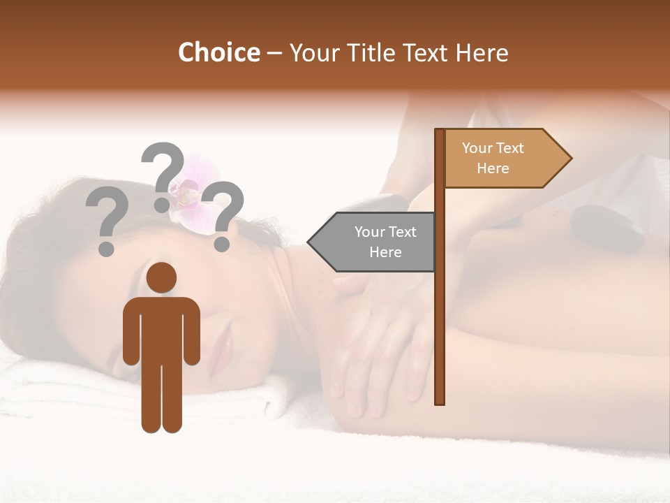 Young Hands Woman PowerPoint Template