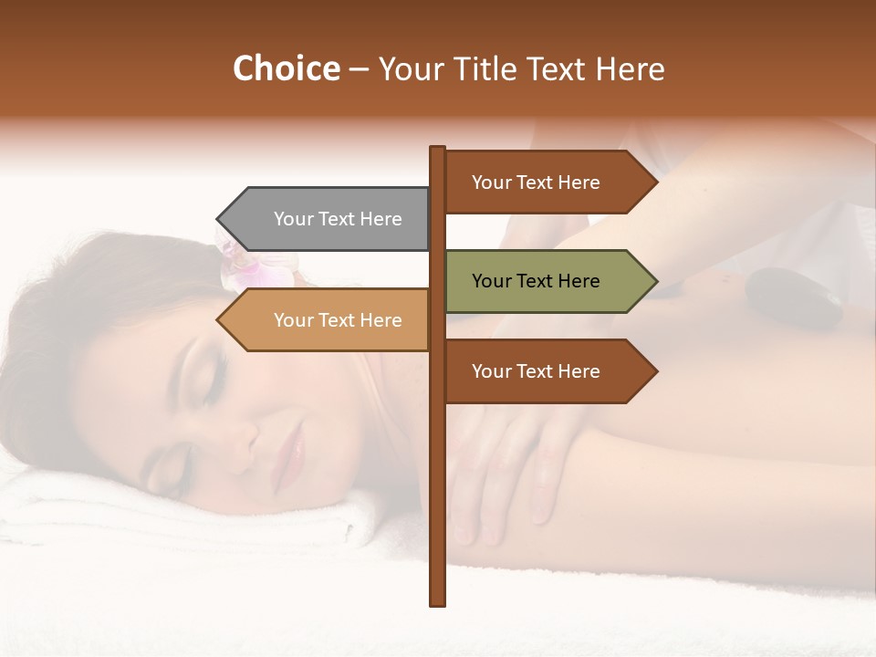 Young Hands Woman PowerPoint Template