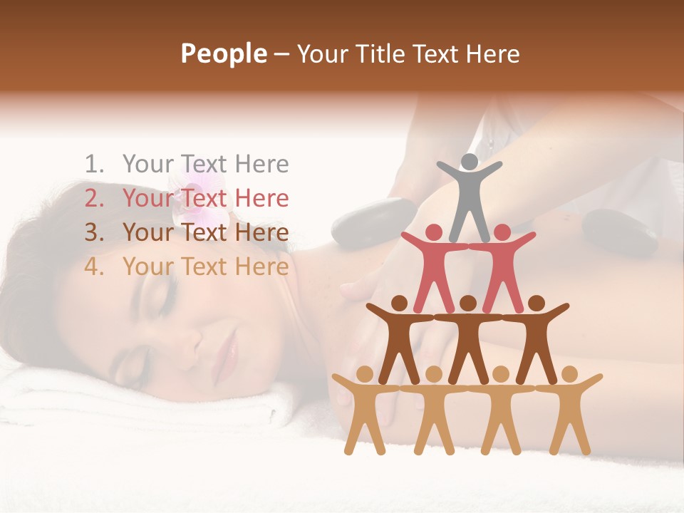 Young Hands Woman PowerPoint Template