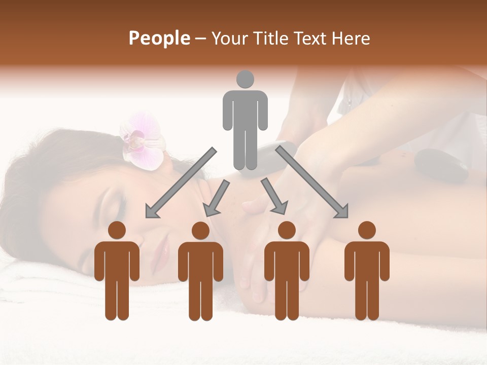 Young Hands Woman PowerPoint Template