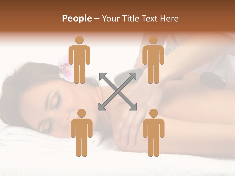 Young Hands Woman PowerPoint Template