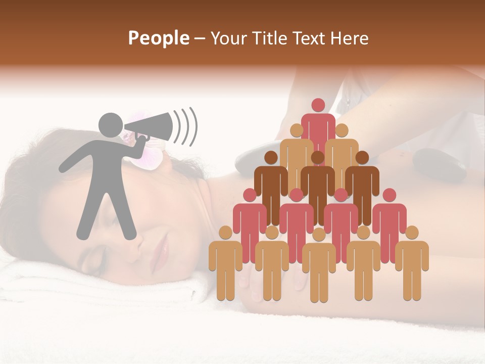 Young Hands Woman PowerPoint Template