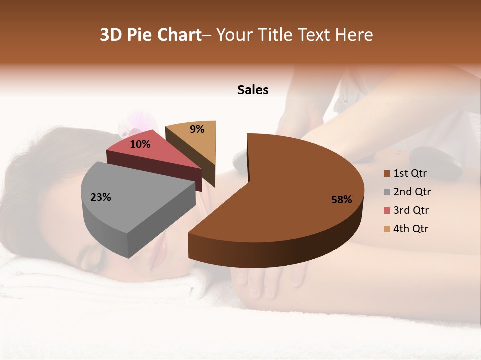 Young Hands Woman PowerPoint Template