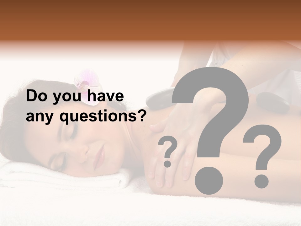 Young Hands Woman PowerPoint Template