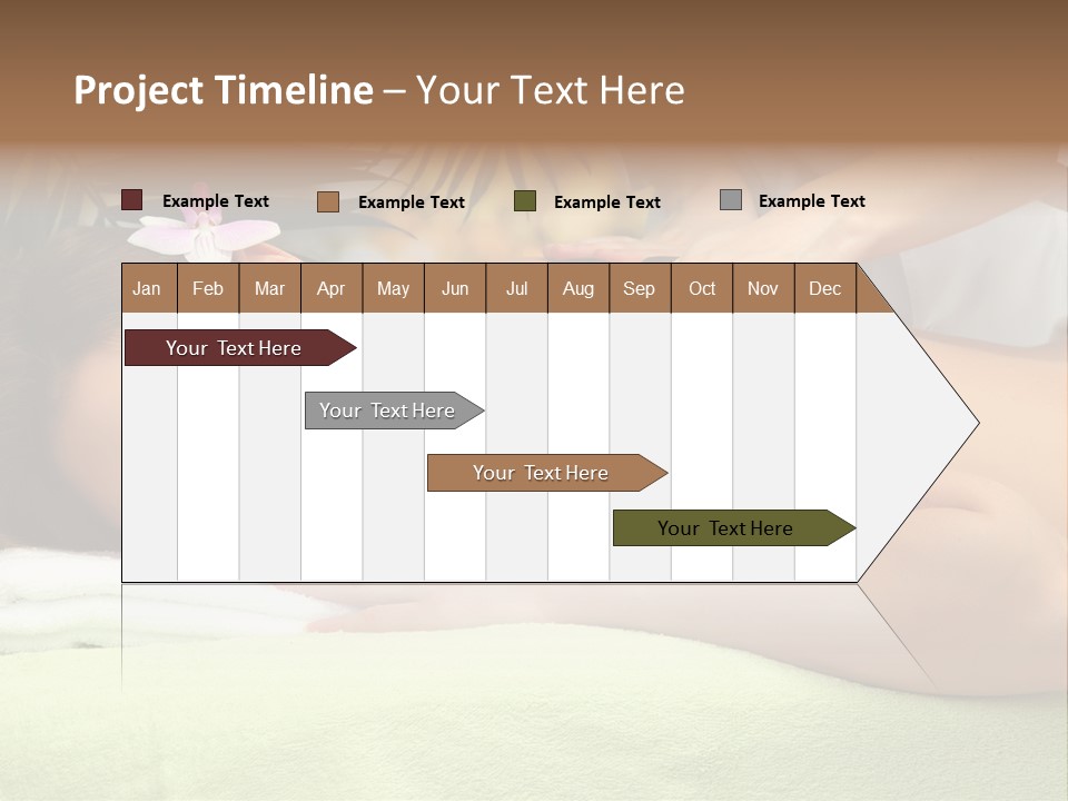 Caucasian Pampering Beautiful PowerPoint Template