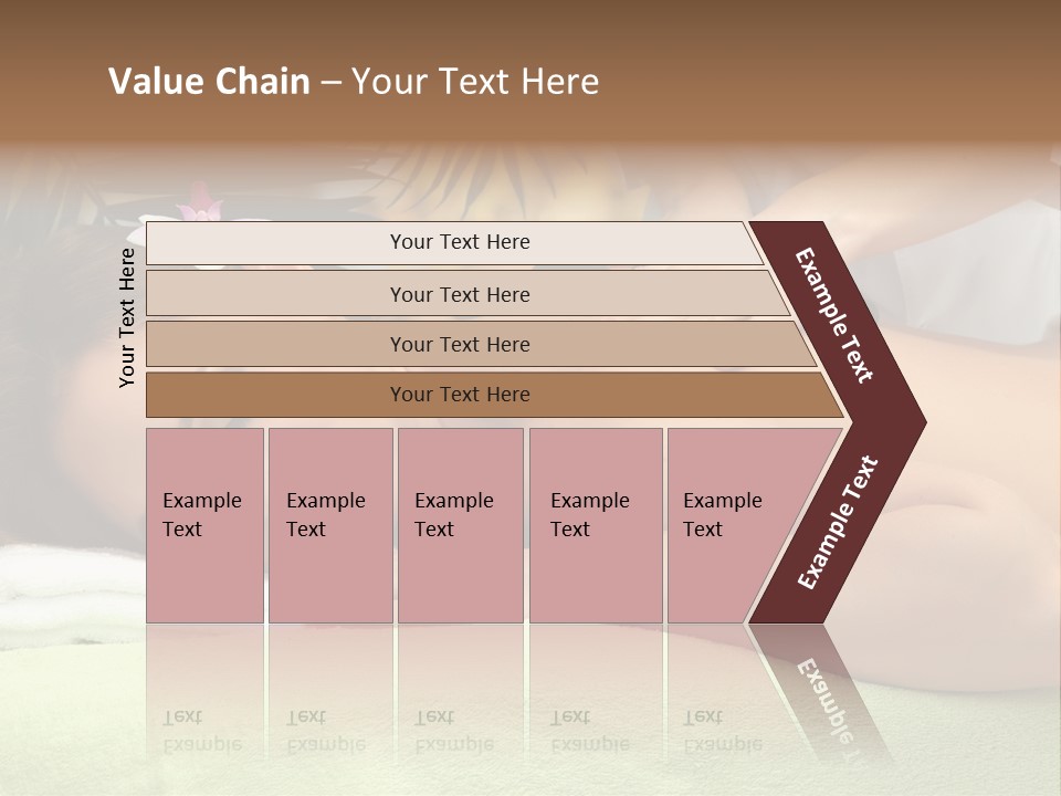 Caucasian Pampering Beautiful PowerPoint Template