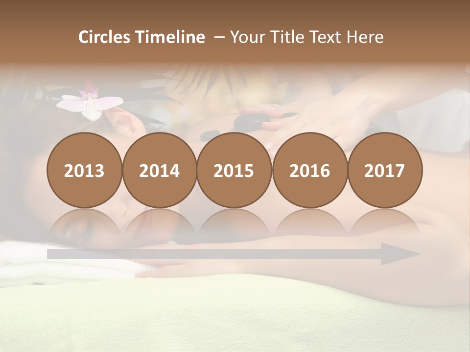 Caucasian Pampering Beautiful PowerPoint Template