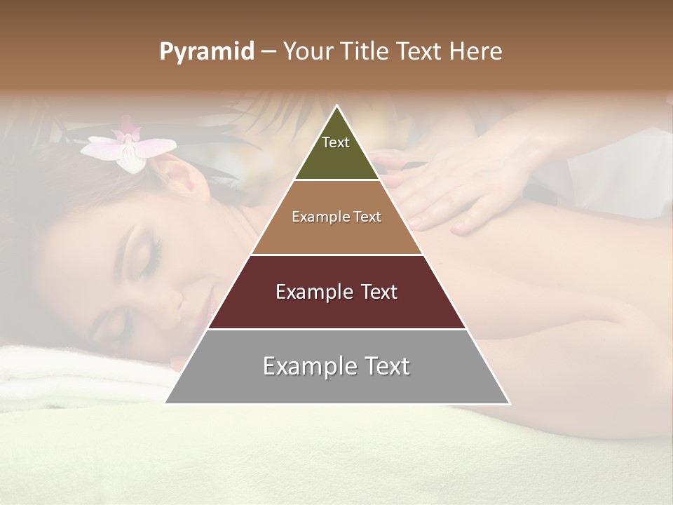 Caucasian Pampering Beautiful PowerPoint Template