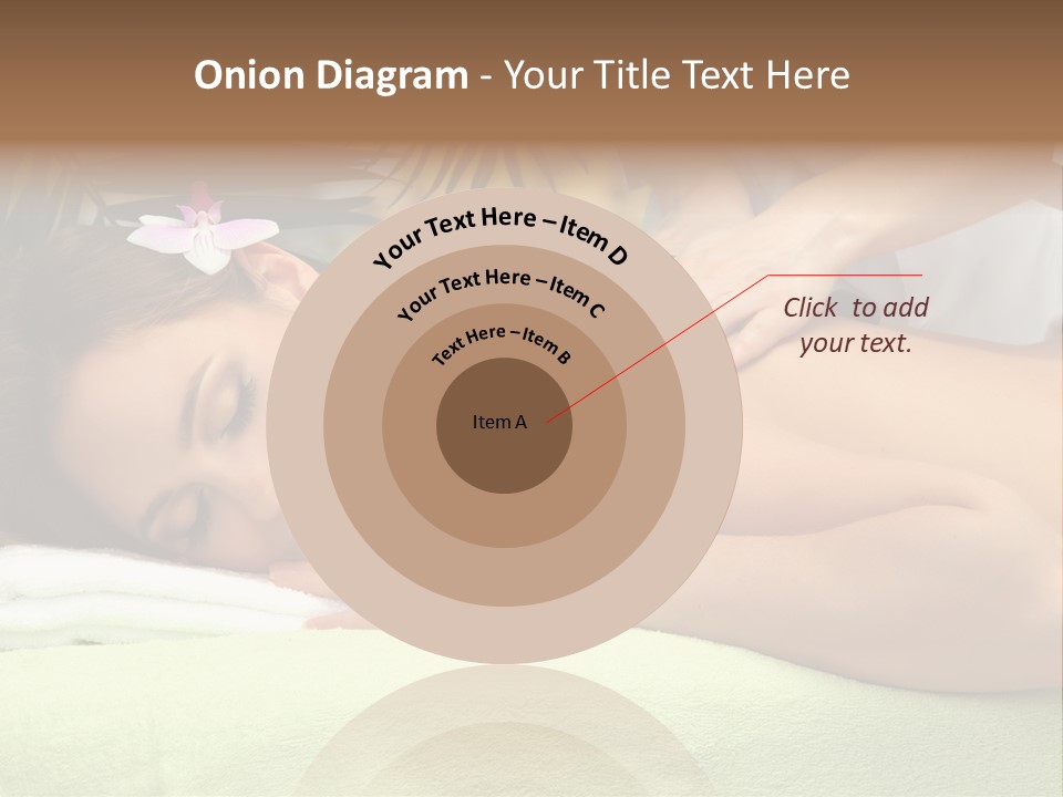 Caucasian Pampering Beautiful PowerPoint Template