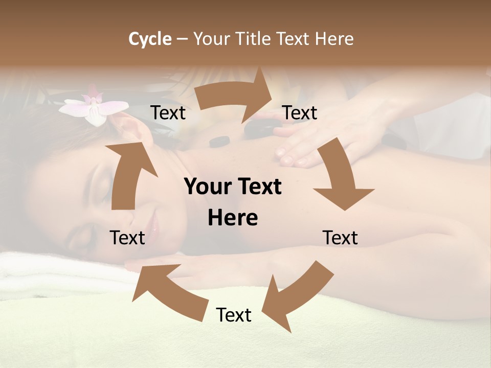 Caucasian Pampering Beautiful PowerPoint Template
