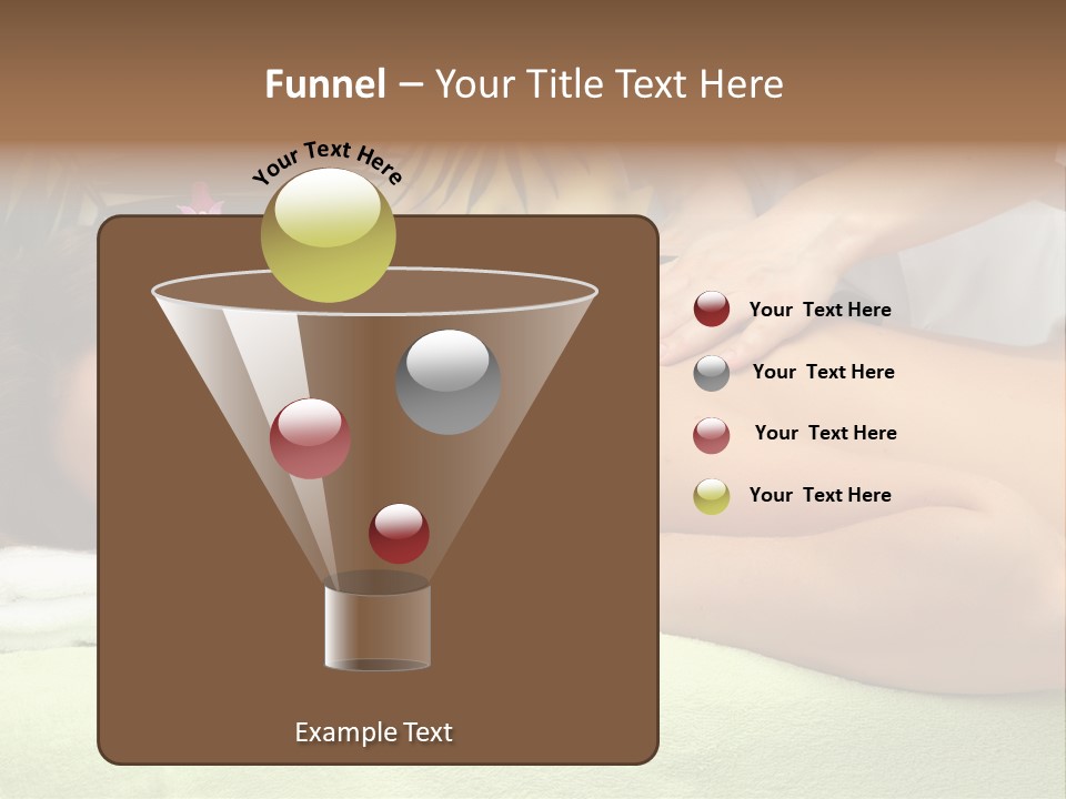 Caucasian Pampering Beautiful PowerPoint Template