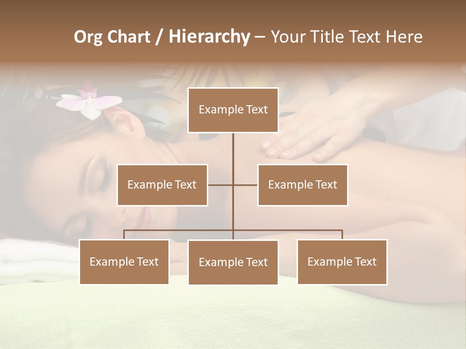 Caucasian Pampering Beautiful PowerPoint Template