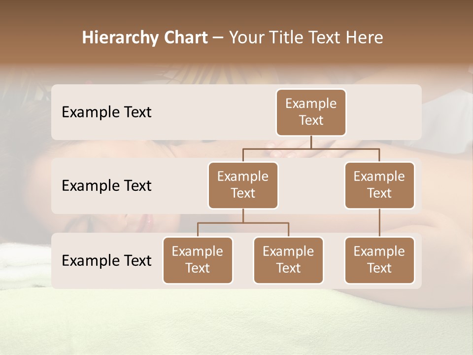 Caucasian Pampering Beautiful PowerPoint Template