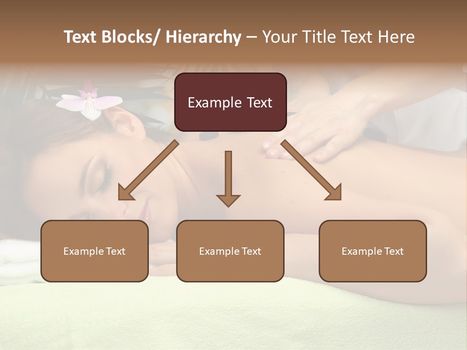 Caucasian Pampering Beautiful PowerPoint Template