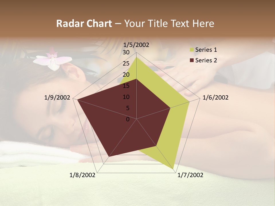 Caucasian Pampering Beautiful PowerPoint Template