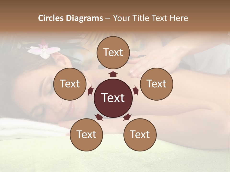Caucasian Pampering Beautiful PowerPoint Template