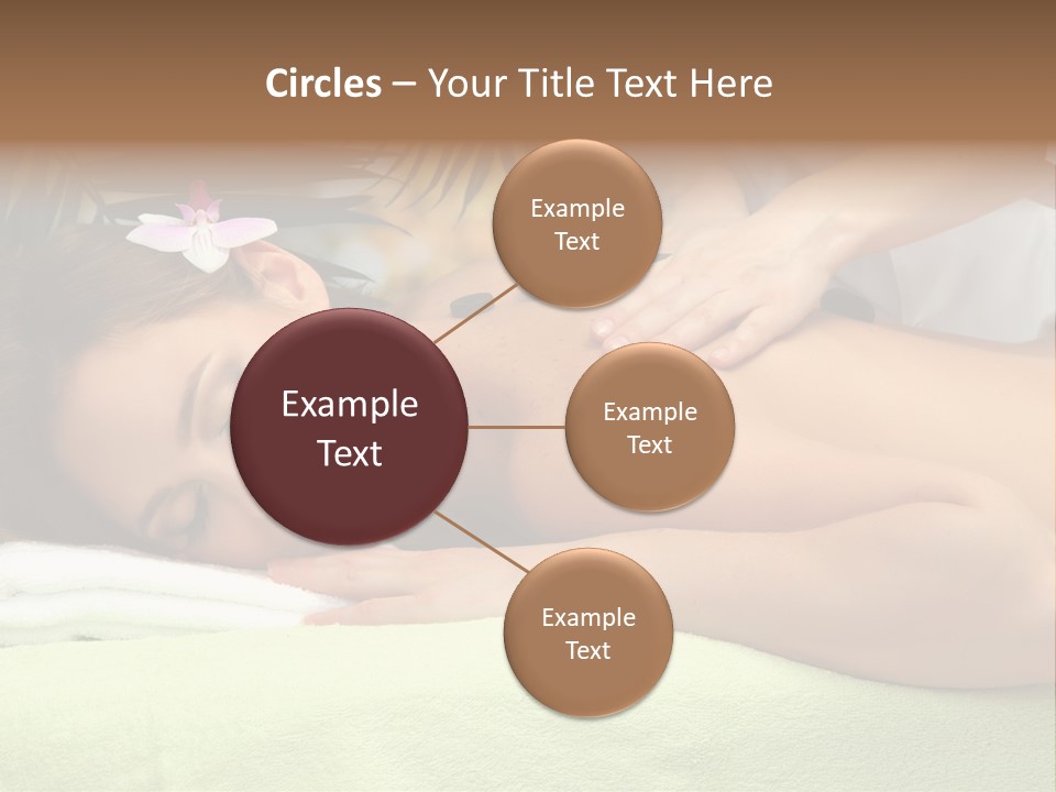 Caucasian Pampering Beautiful PowerPoint Template
