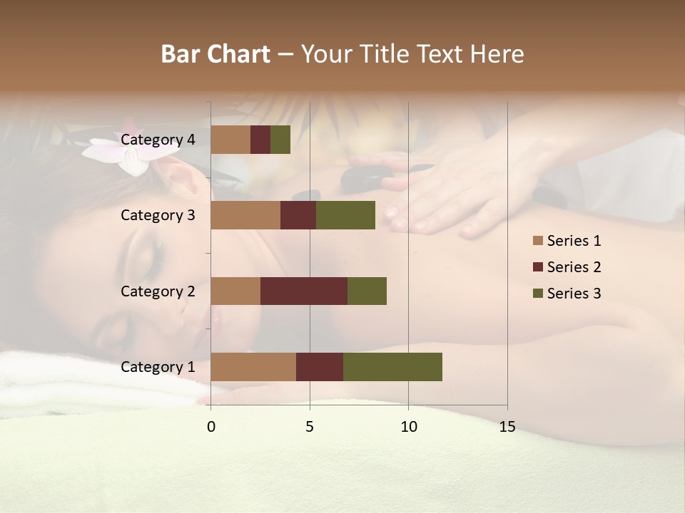 Caucasian Pampering Beautiful PowerPoint Template