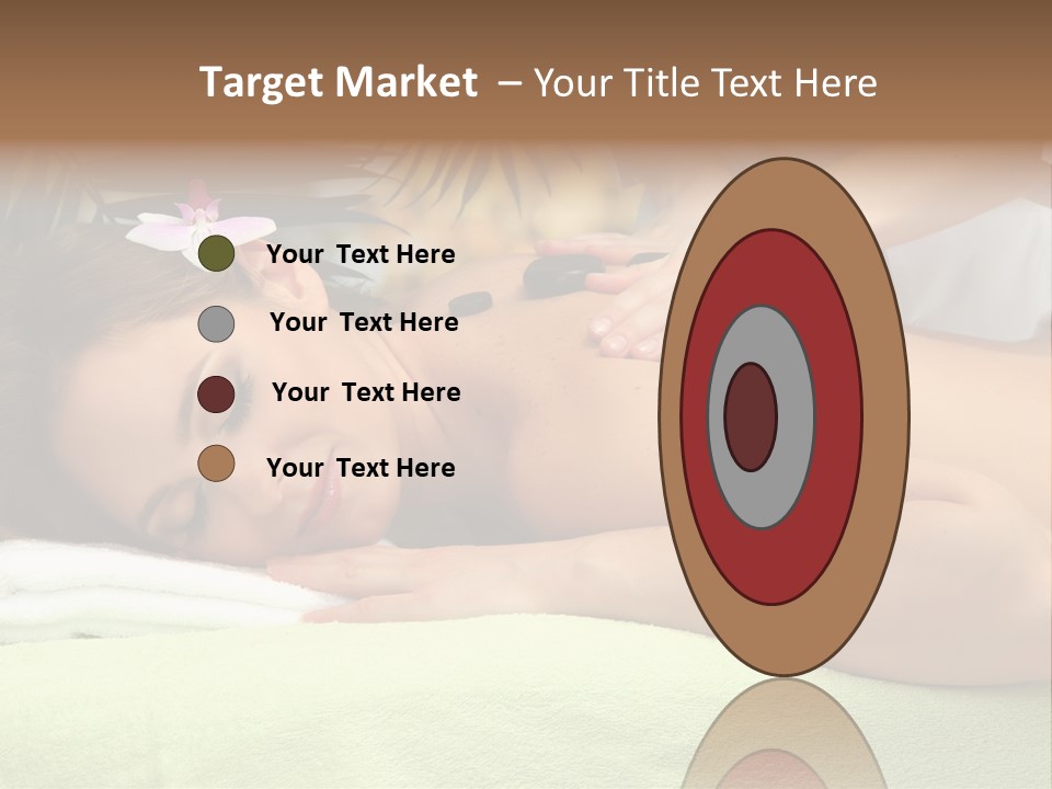 Caucasian Pampering Beautiful PowerPoint Template