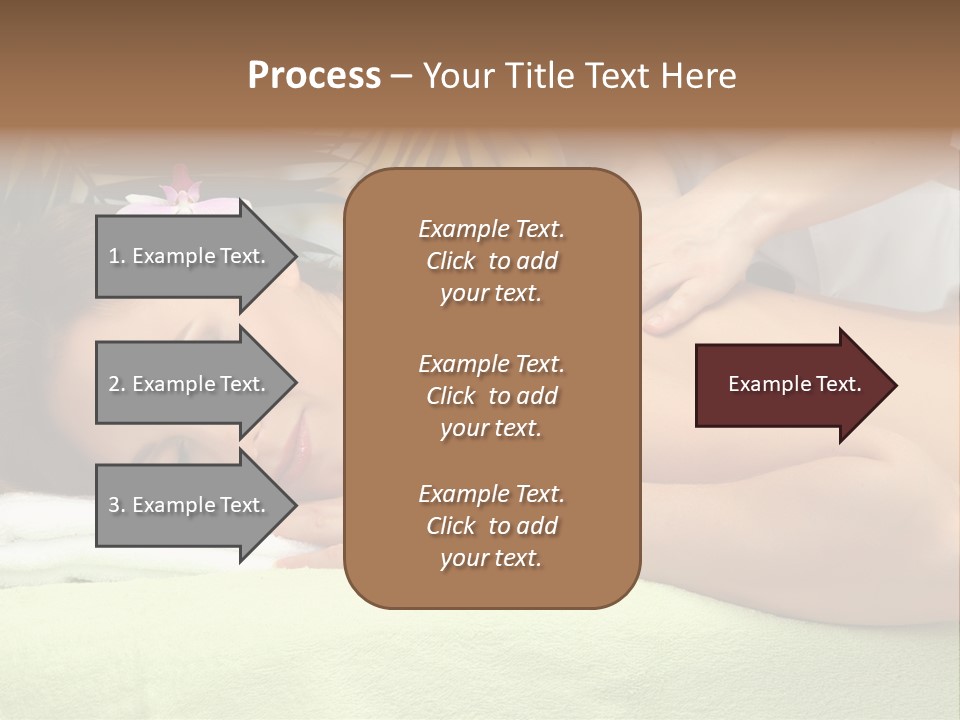 Caucasian Pampering Beautiful PowerPoint Template