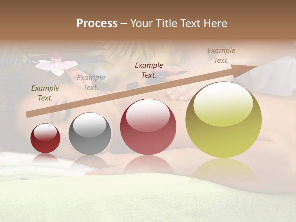 Caucasian Pampering Beautiful PowerPoint Template