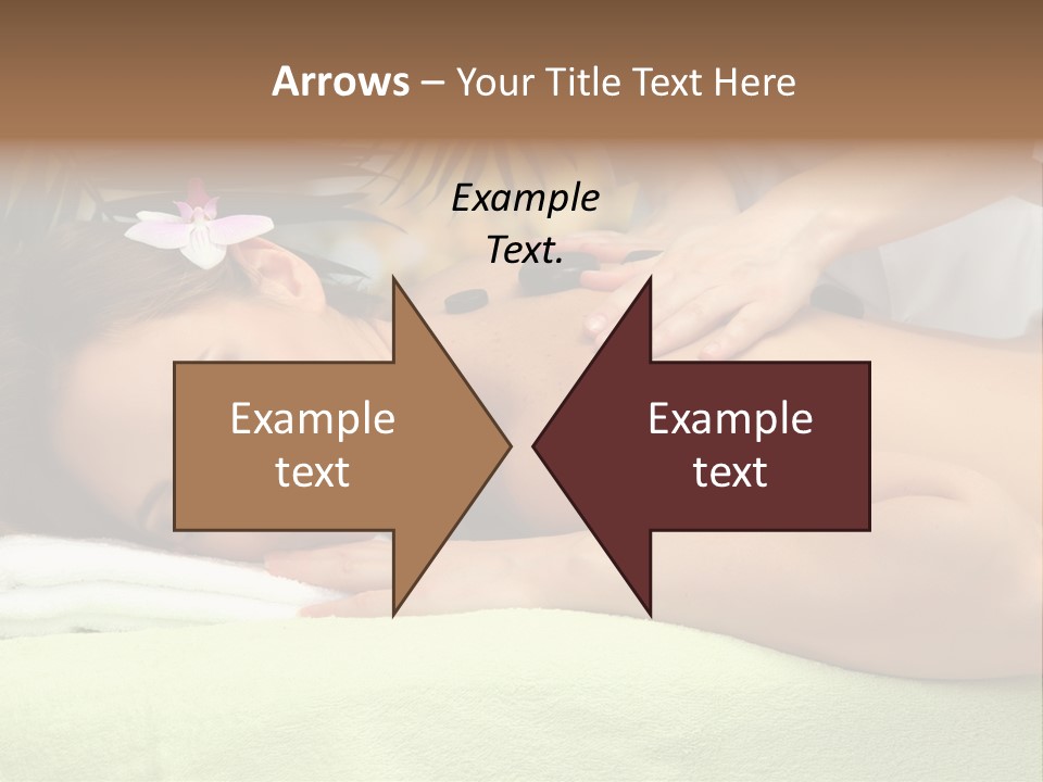 Caucasian Pampering Beautiful PowerPoint Template