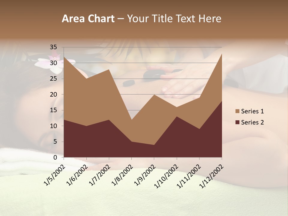 Caucasian Pampering Beautiful PowerPoint Template