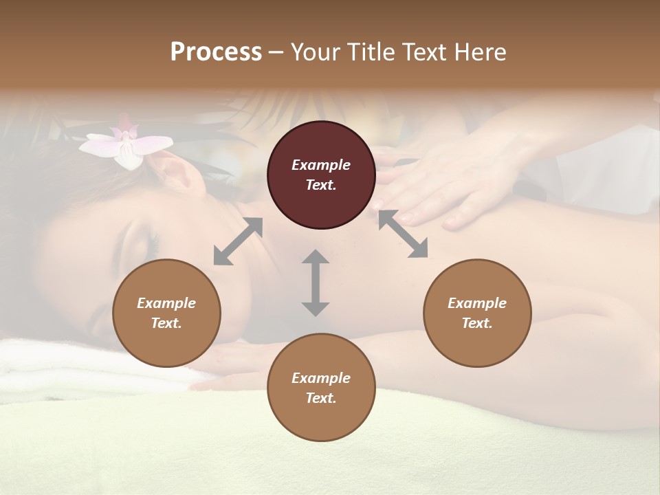 Caucasian Pampering Beautiful PowerPoint Template
