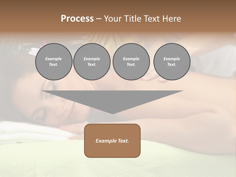 Caucasian Pampering Beautiful PowerPoint Template