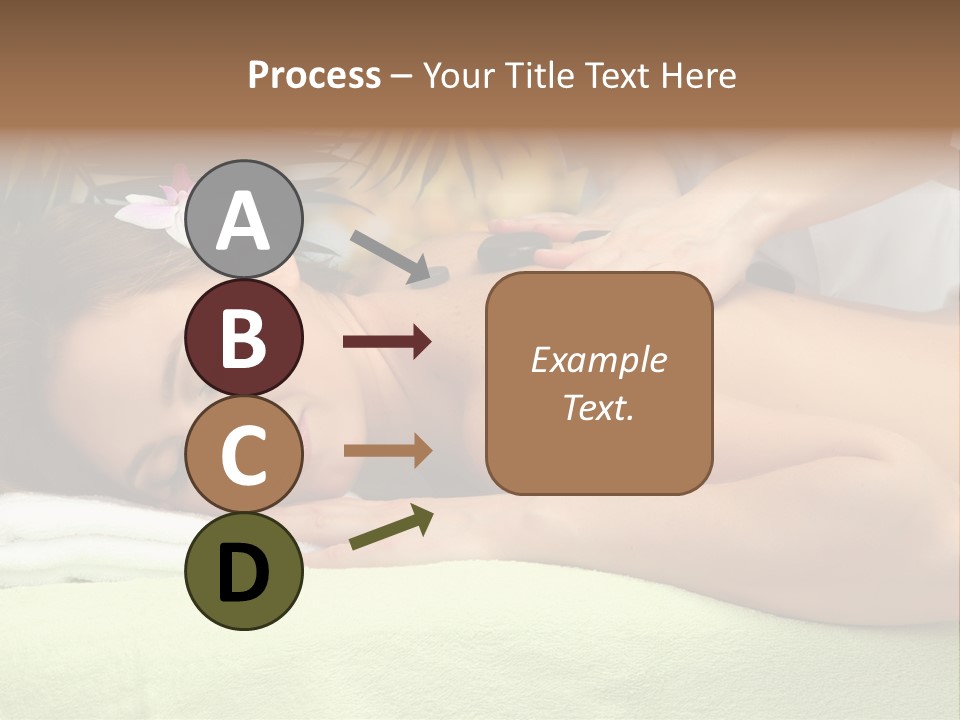 Caucasian Pampering Beautiful PowerPoint Template
